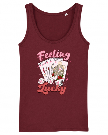 Anti Valentine Day - Feeling lucky Burgundy