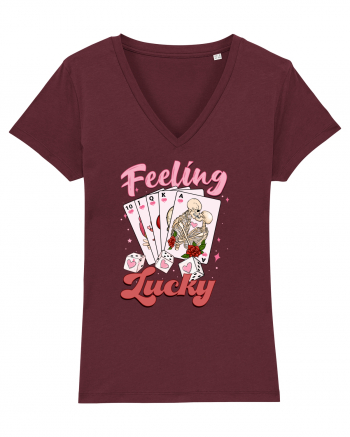 Anti Valentine Day - Feeling lucky Burgundy