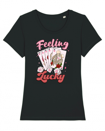 Anti Valentine Day - Feeling lucky Black