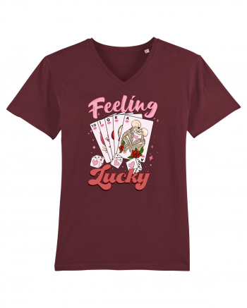 Anti Valentine Day - Feeling lucky Burgundy