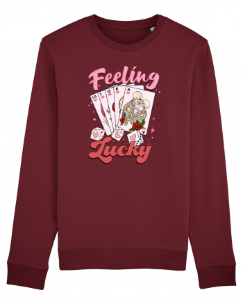 Anti Valentine Day - Feeling lucky Burgundy