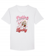 Anti Valentine Day - Feeling lucky Tricou mânecă scurtă guler larg Bărbat Skater