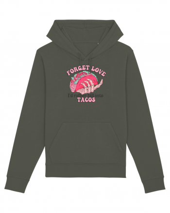 Anti Valentine Day - Forget love fall into tacos Khaki