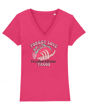 Anti Valentine Day - Forget love fall into tacos Raspberry