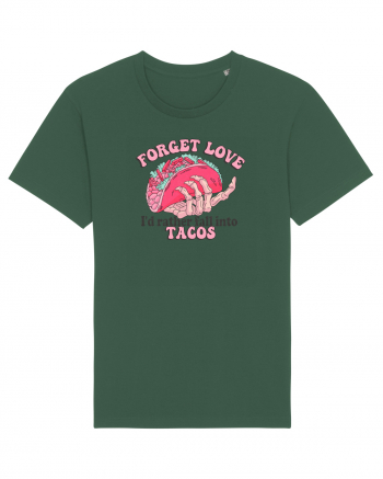 Anti Valentine Day - Forget love fall into tacos Bottle Green