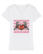 Anti Valentine Day - Heartbreaker Tricou mânecă scurtă guler V Damă Evoker