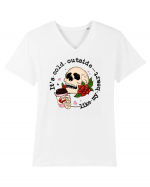 Anti Valentine Day - Its cold outside - like my heart Tricou mânecă scurtă guler V Bărbat Presenter