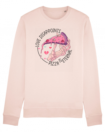 Anti Valentine Day - Love dissapoints, pizza is eternal Candy Pink