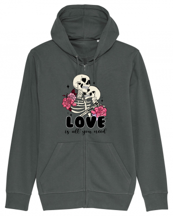 Anti Valentine Day - Love is all you need in life or in death Anthracite