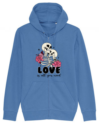 Anti Valentine Day - Love is all you need in life or in death Bright Blue