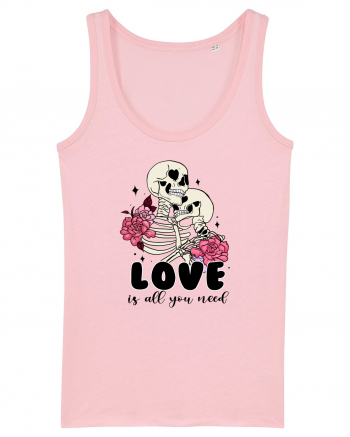 Anti Valentine Day - Love is all you need in life or in death Cotton Pink