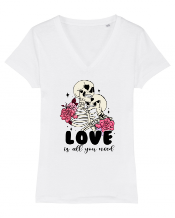 Anti Valentine Day - Love is all you need in life or in death White