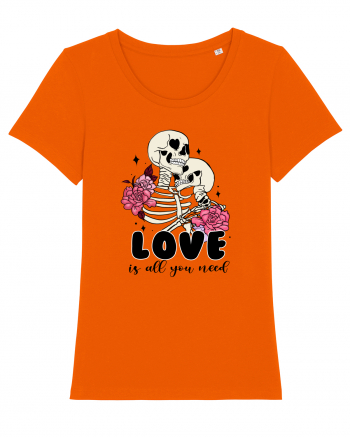 Anti Valentine Day - Love is all you need in life or in death Bright Orange