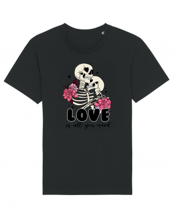 Anti Valentine Day - Love is all you need in life or in death Black