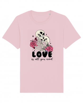 Anti Valentine Day - Love is all you need in life or in death Cotton Pink