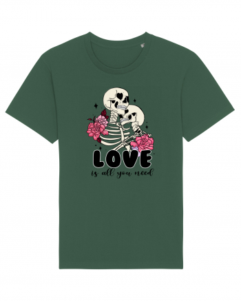 Anti Valentine Day - Love is all you need in life or in death Bottle Green