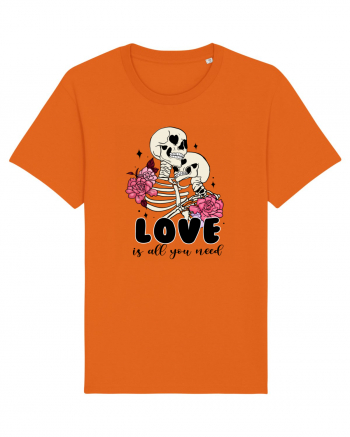 Anti Valentine Day - Love is all you need in life or in death Bright Orange