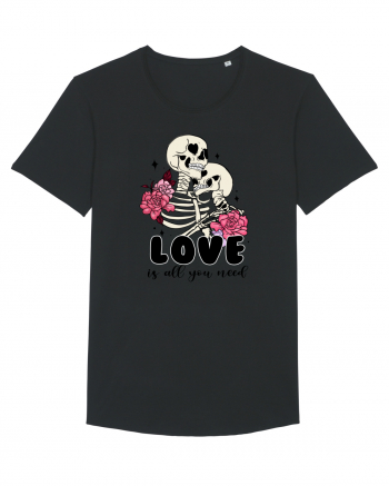 Anti Valentine Day - Love is all you need in life or in death Black