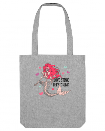 Anti Valentine Day - Love stink, lets drink Heather Grey