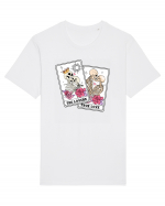 Anti Valentine Day - Lovers tarot cards Tricou mânecă scurtă Unisex Rocker