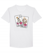 Anti Valentine Day - Lovers tarot cards Tricou mânecă scurtă guler larg Bărbat Skater