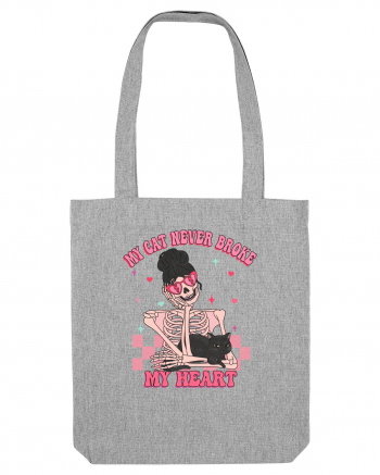 Anti Valentine Day - My cat never broke my heart Heather Grey