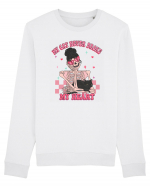 Anti Valentine Day - My cat never broke my heart Bluză mânecă lungă Unisex Rise