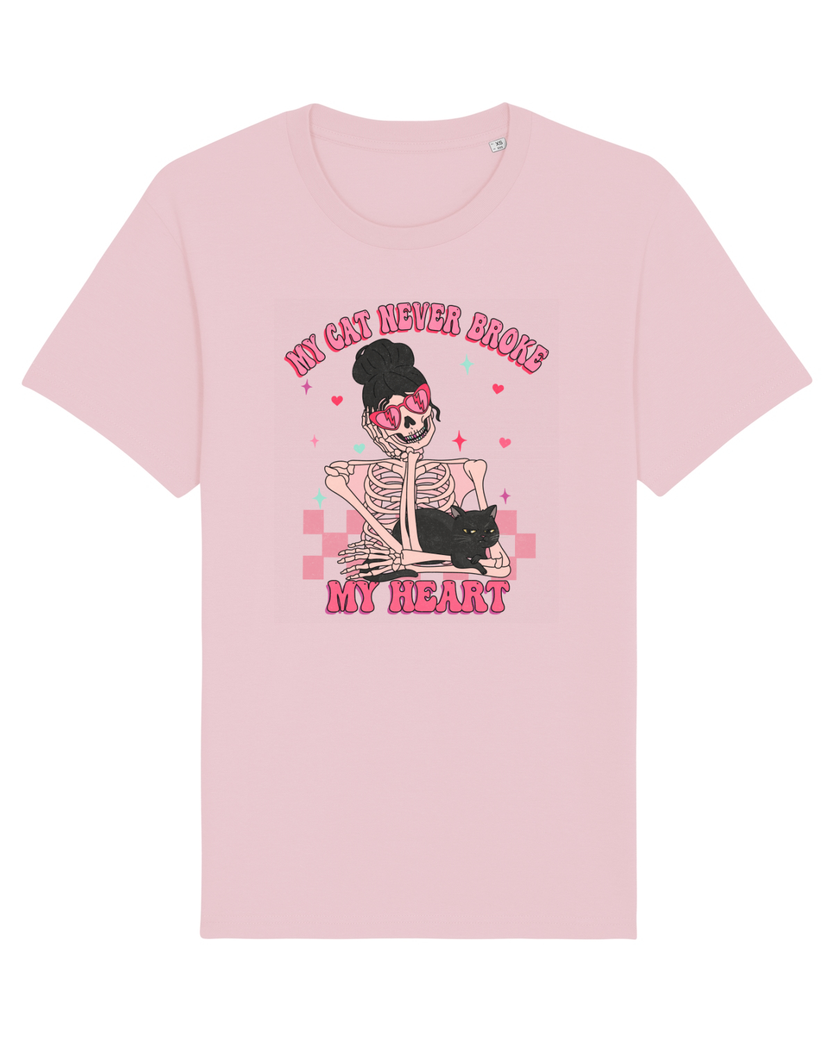 Tricou mânecă scurtă Unisex Rocker Cotton Pink