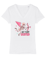 Anti Valentine Day - Not today cupid Tricou mânecă scurtă guler V Damă Evoker