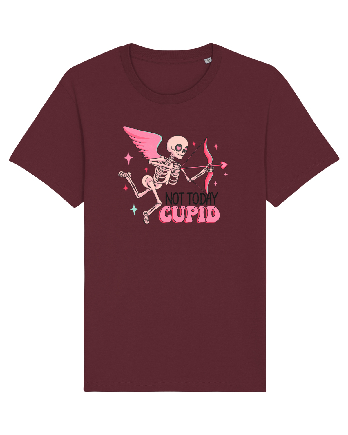 Tricou mânecă scurtă Unisex Rocker Burgundy