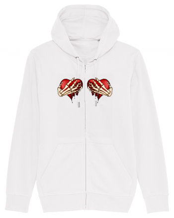 Anti Valentine Day - Ripped hearts White