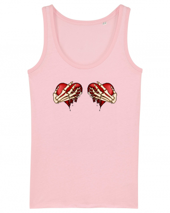 Anti Valentine Day - Ripped hearts Cotton Pink