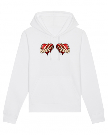 Anti Valentine Day - Ripped hearts White