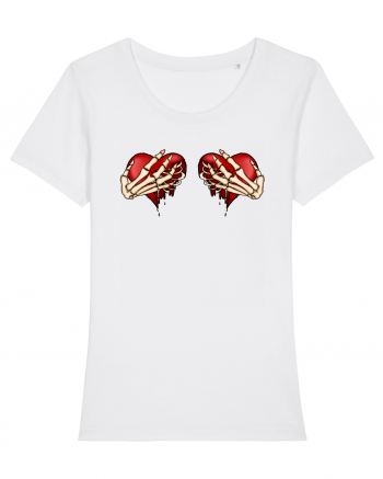 Anti Valentine Day - Ripped hearts White