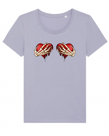 Anti Valentine Day - Ripped hearts Lavender