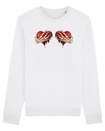 Anti Valentine Day - Ripped hearts Bluză mânecă lungă Unisex Rise