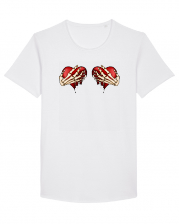 Anti Valentine Day - Ripped hearts White