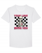 Anti Valentine Day - True love never dies v2 Tricou mânecă scurtă guler larg Bărbat Skater