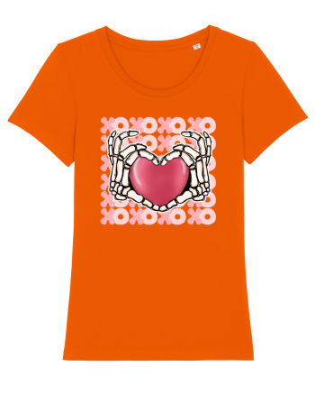 Anti Valentine Day - Your hands are holding my heart Bright Orange