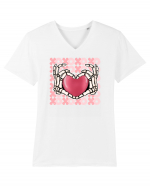 Anti Valentine Day - Your hands are holding my heart Tricou mânecă scurtă guler V Bărbat Presenter