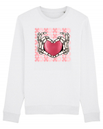 Anti Valentine Day - Your hands are holding my heart Bluză mânecă lungă Unisex Rise