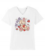 retro chic de Ziua Îndrăgostiților - Be Mine Or No Ones Tricou mânecă scurtă guler V Bărbat Presenter