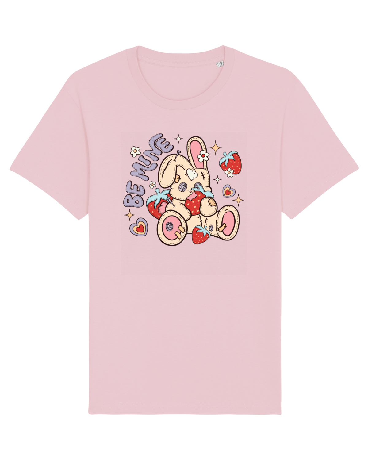 Tricou mânecă scurtă Unisex Rocker Cotton Pink