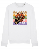 retro chic de Ziua Îndrăgostiților - Be Mine Sweet Lips Bluză mânecă lungă Unisex Rise