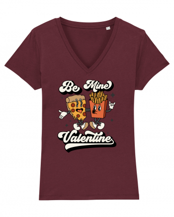 retro chic de Ziua Îndrăgostiților - Be Mine Valentine Burgundy