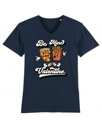 retro chic de Ziua Îndrăgostiților - Be Mine Valentine French Navy