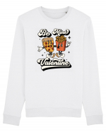 retro chic de Ziua Îndrăgostiților - Be Mine Valentine Bluză mânecă lungă Unisex Rise