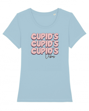 retro chic de Ziua Îndrăgostiților - Cupid vibes Sky Blue