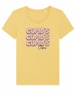 retro chic de Ziua Îndrăgostiților - Cupid vibes Tricou mânecă scurtă guler larg fitted Damă Expresser