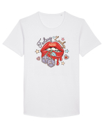 retro chic de Ziua Îndrăgostiților - Feeling Lucky Tricou mânecă scurtă guler larg Bărbat Skater